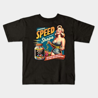 Speed Shape - Vintage Ad Kids T-Shirt